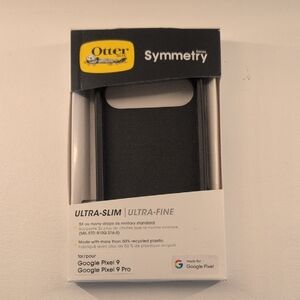 OtterBox Symmetry Series Black Case for Google Pixel 9 and 9 Pro